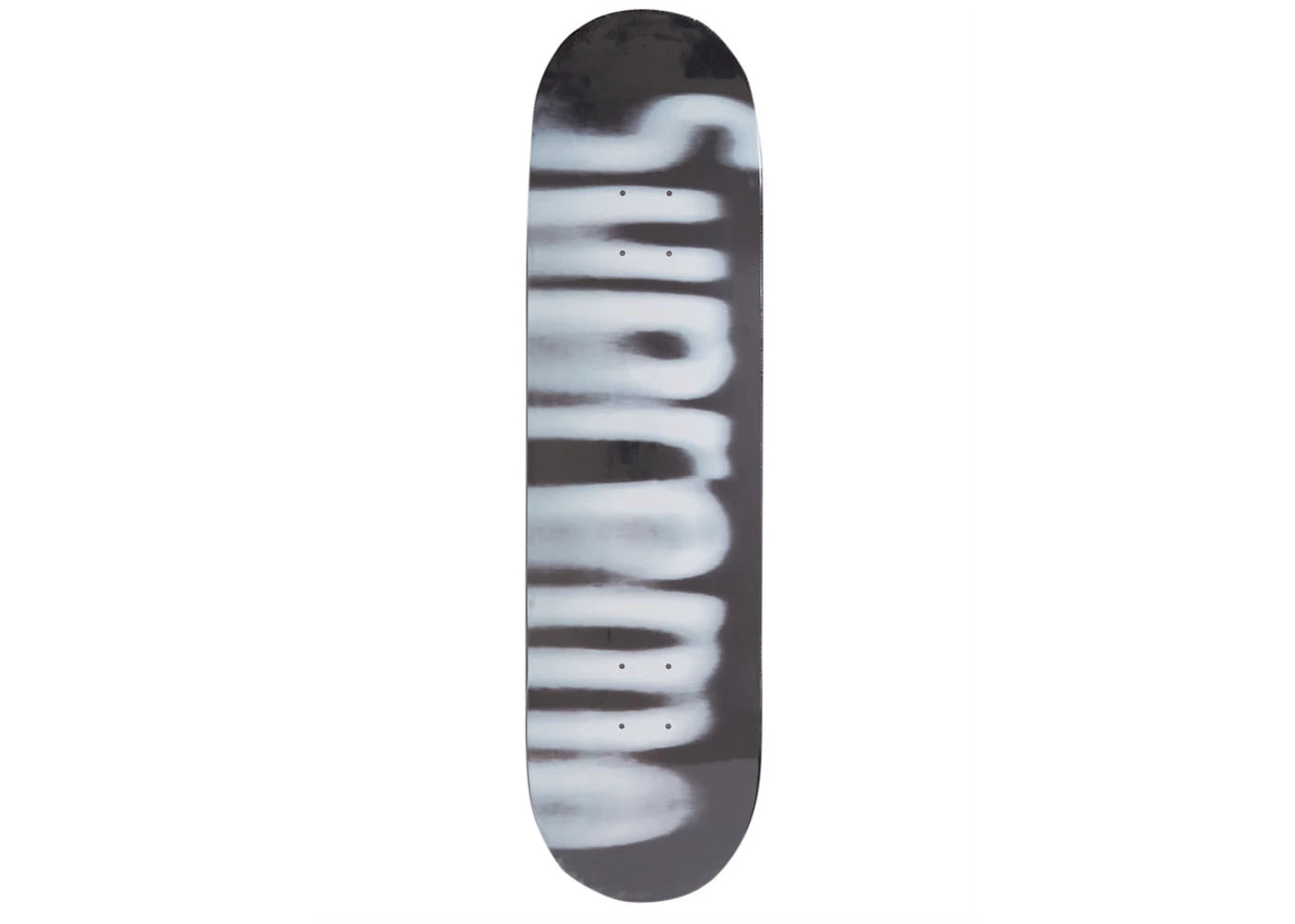 Supreme Blurred Logo Skateboard Deck Black