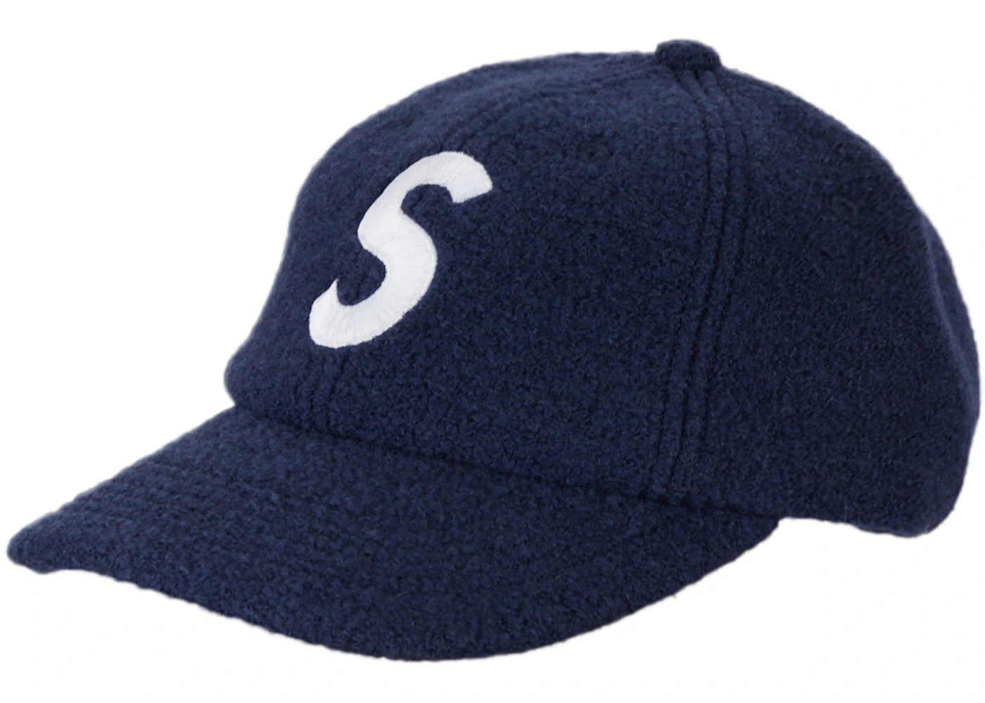 Supreme Boiled Wool S Logo 6-Panel Navy