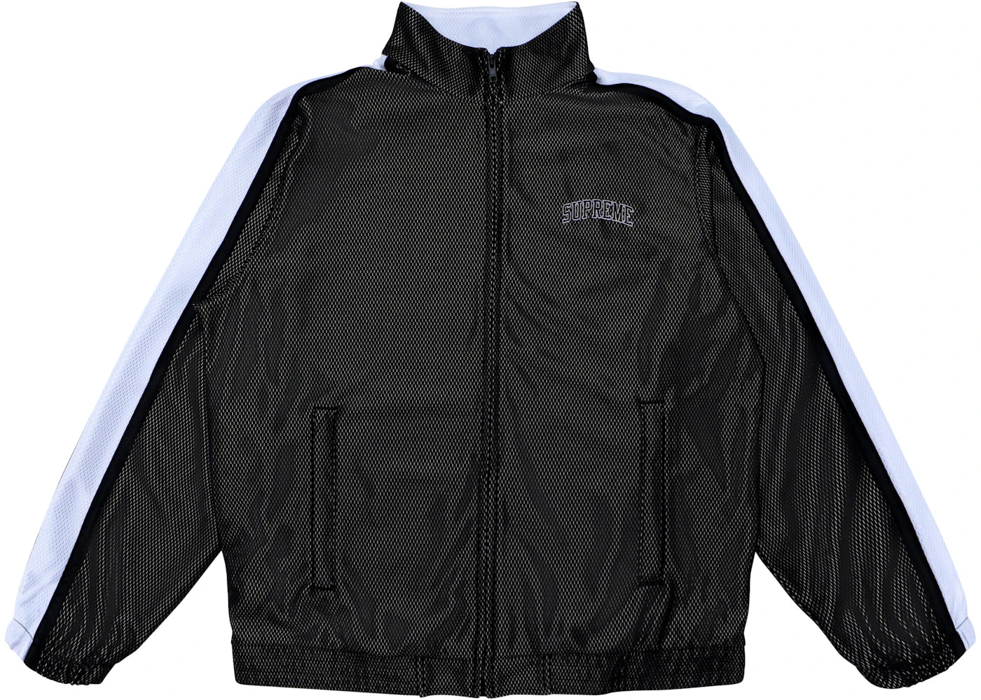 Supreme Bonded Mesh Track Jacket Black