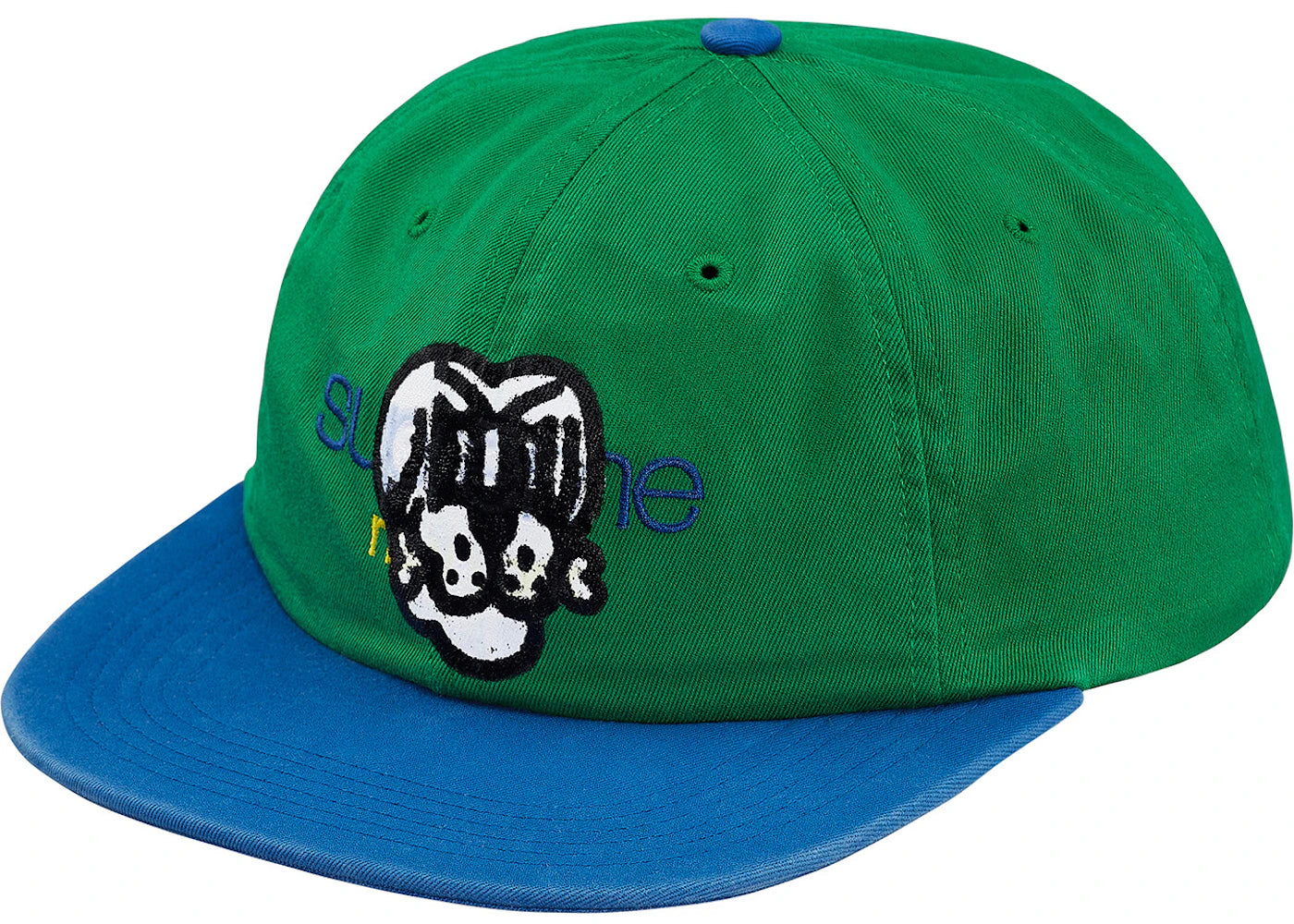 Supreme Bone Classic Logo 6-Panel Green