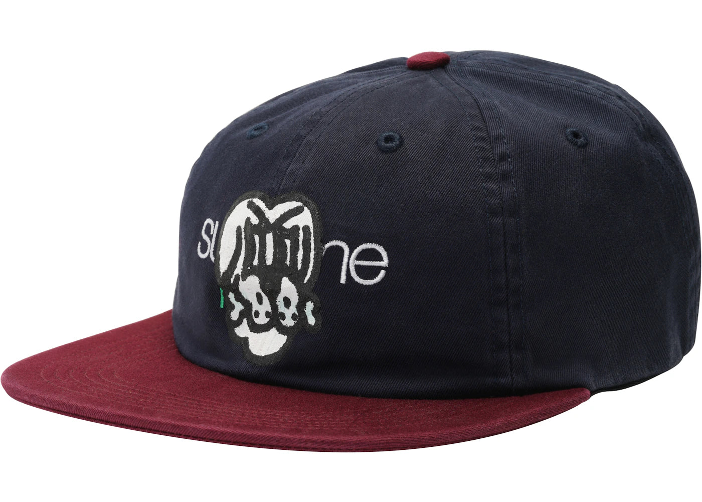 Supreme Bone Classic Logo 6-Panel Navy