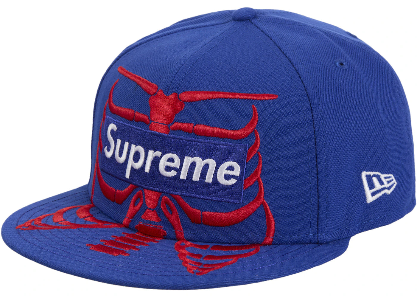 Supreme Bones Box Logo New Era 59Fifty Cap Royal
