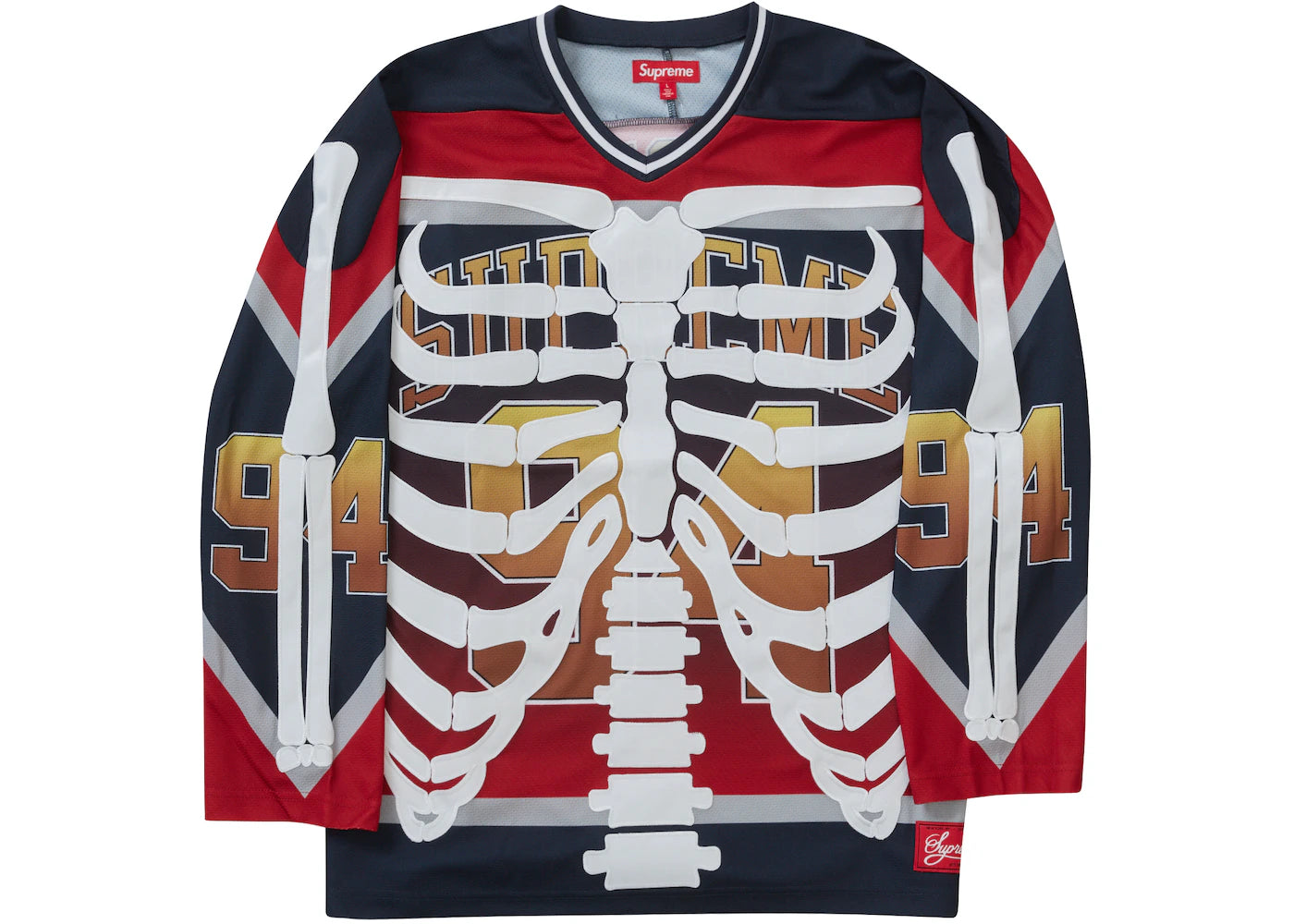 Supreme Bones Hockey Jersey Multicolor