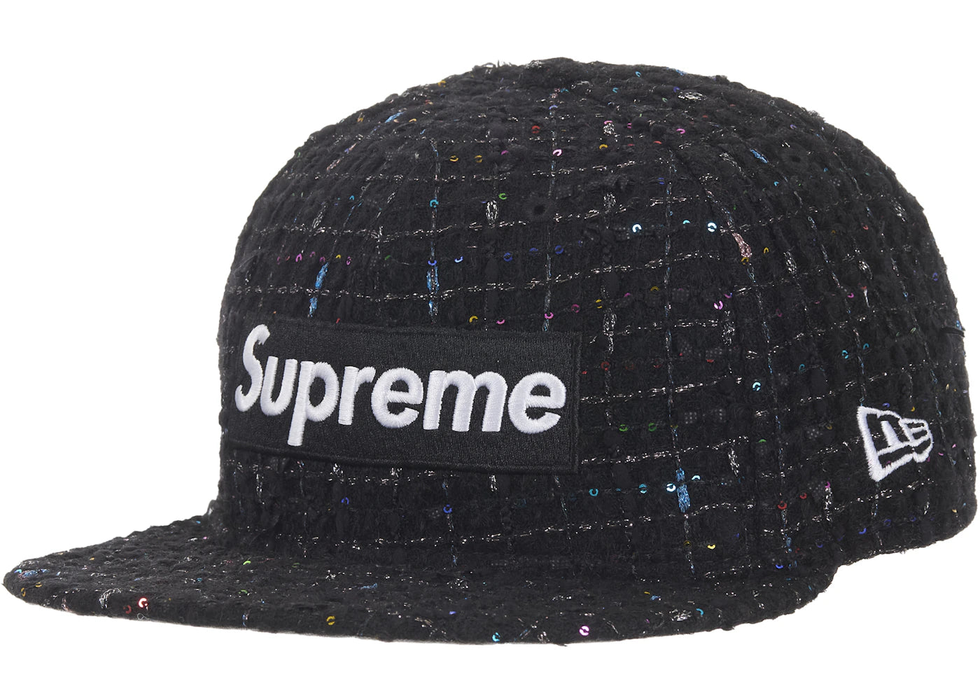 Supreme Boucle Box Logo New Era 59Fifty Fitted Cap Black
