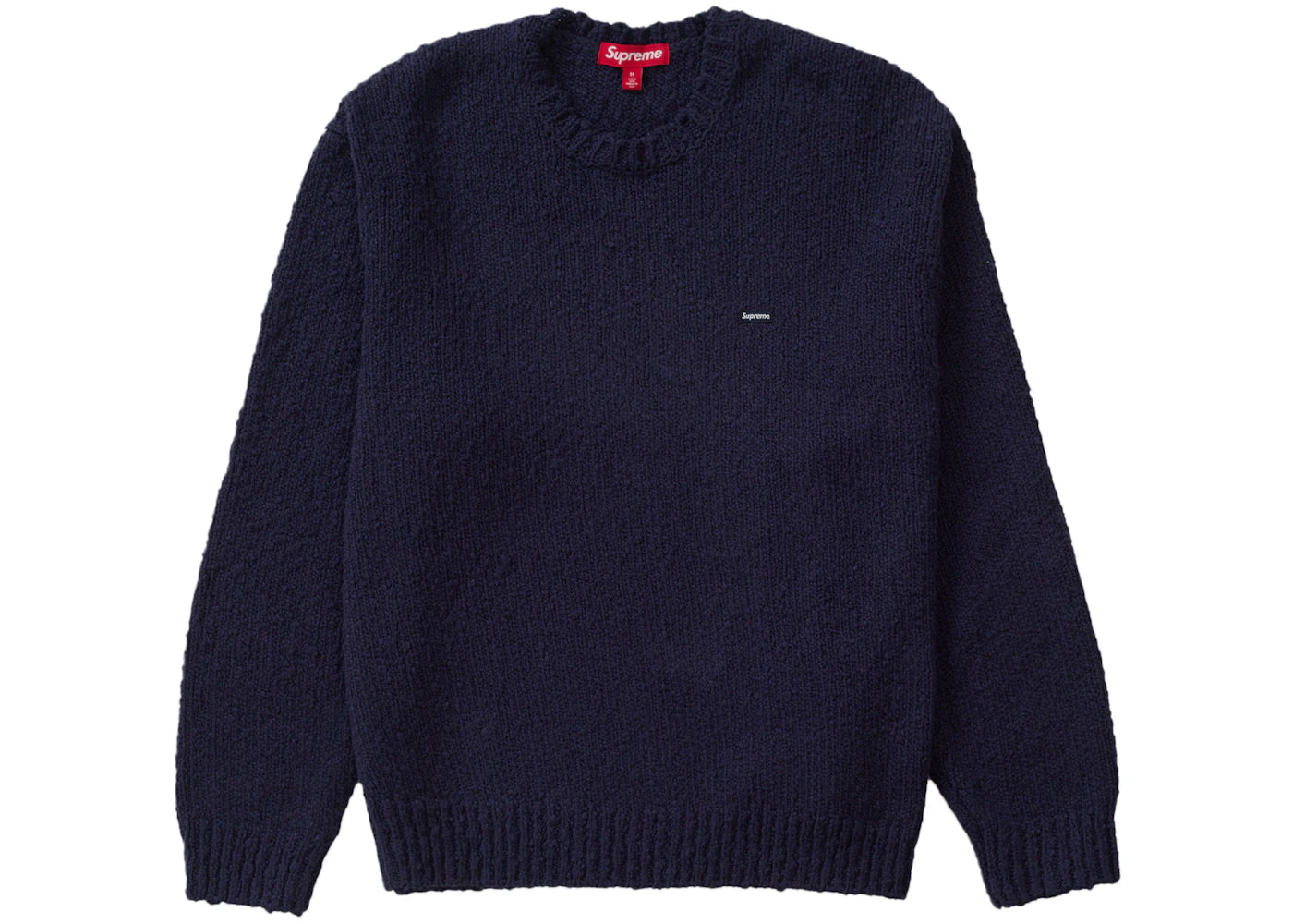 Supreme Bouclé Small Box Sweater Navy