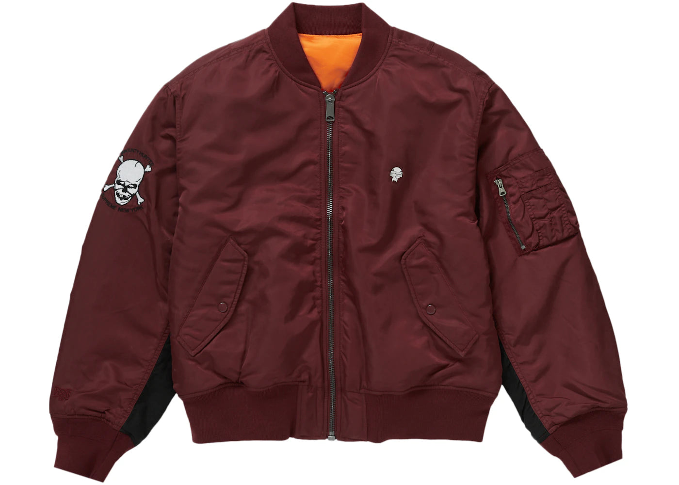 Supreme Bounty Hunter MA-1 Jacket Burgundy