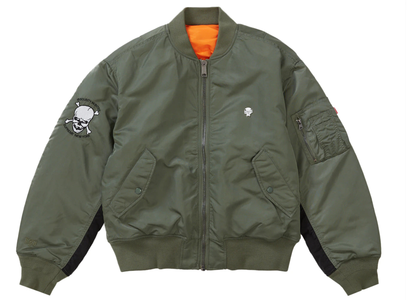 Supreme Bounty Hunter MA-1 Jacket Olive