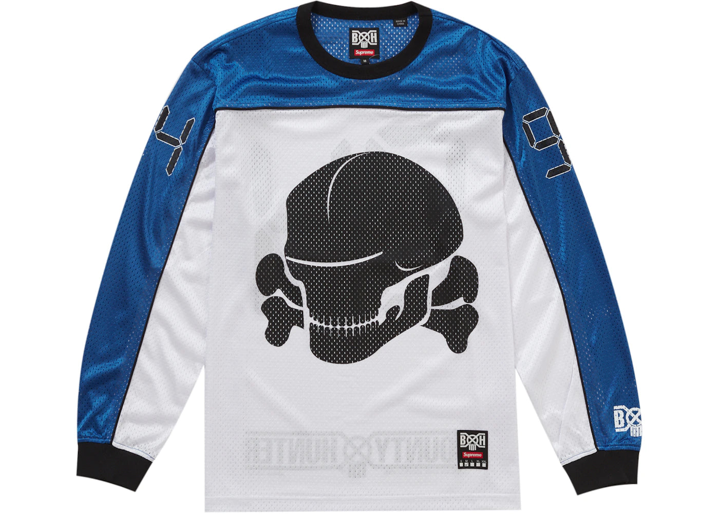 Supreme Bounty Hunter Mesh Moto Jersey White