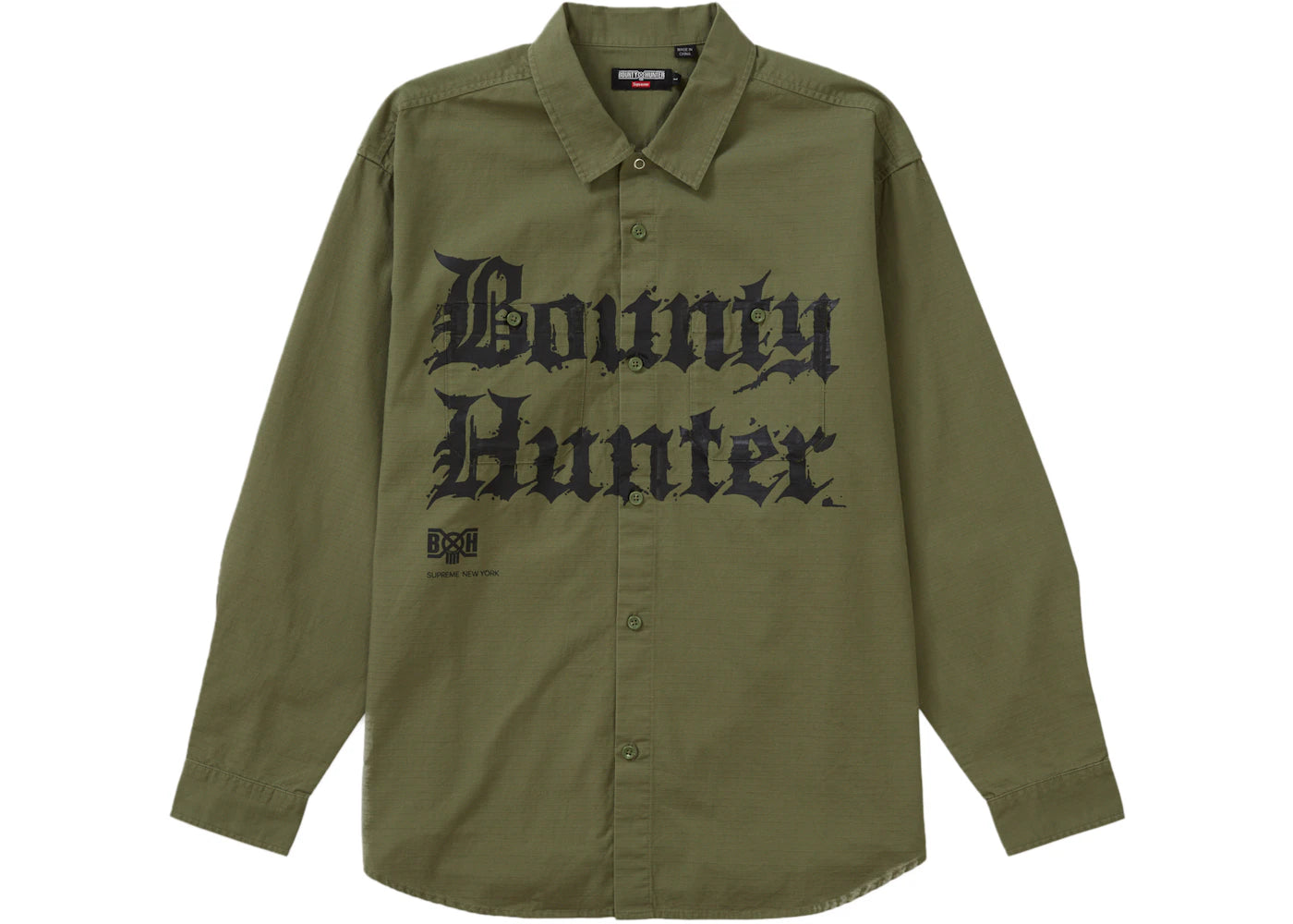 Supreme Bounty Hunter Ripstop Shirt Olive