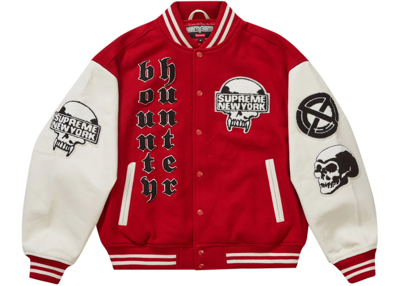 Supreme Bounty Hunter Varsity Jacket Red