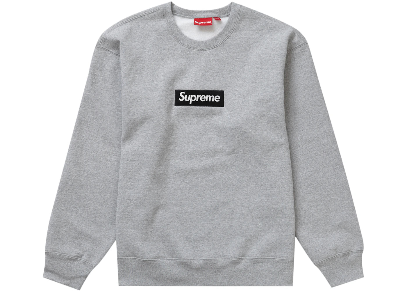 Supreme Box Logo Crewneck (FW22) Heather Grey