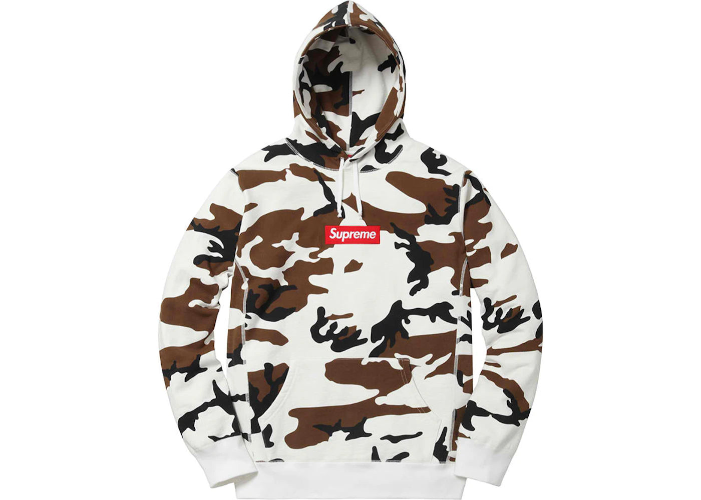 Supreme Box Logo Hooded Sweatshirt Camo
