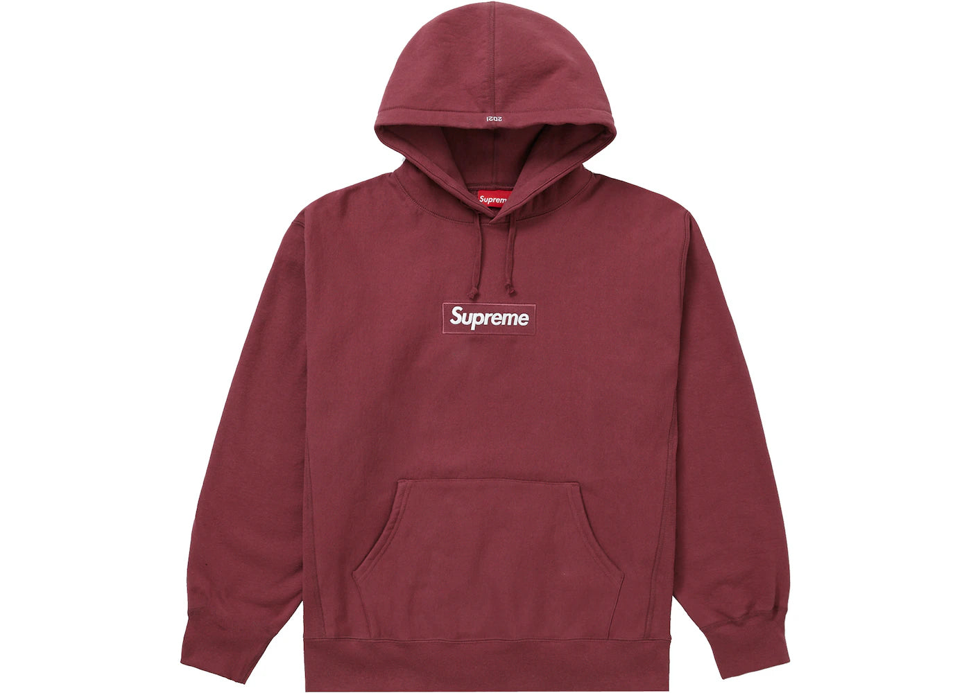 Supreme Box Logo Hooded Sweatshirt (FW21) Plum