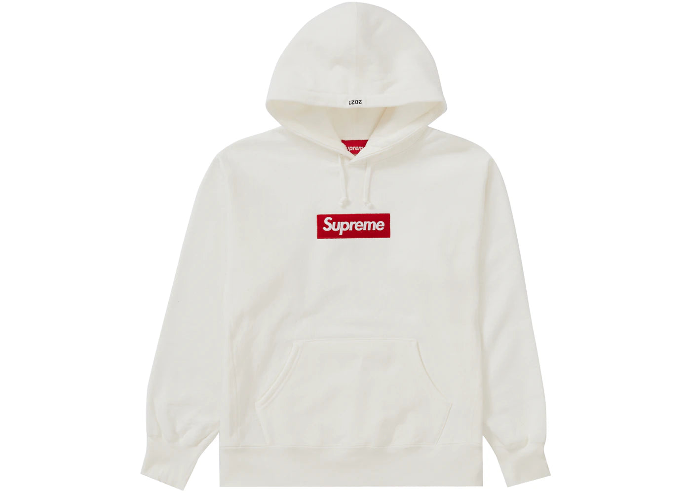 Supreme Box Logo Hooded Sweatshirt (FW21) White