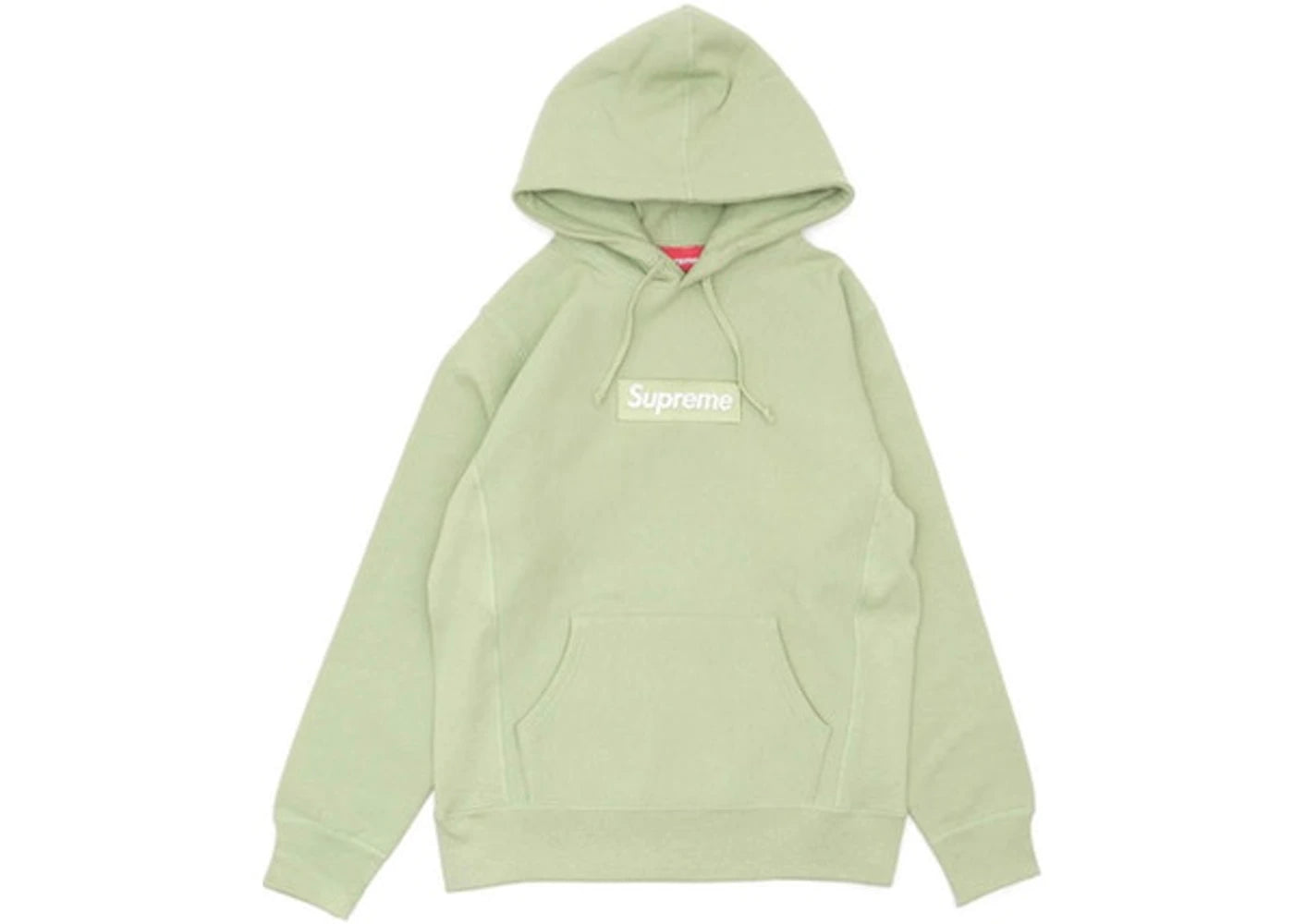 Supreme Box Logo Hooded Sweatshirt Sage