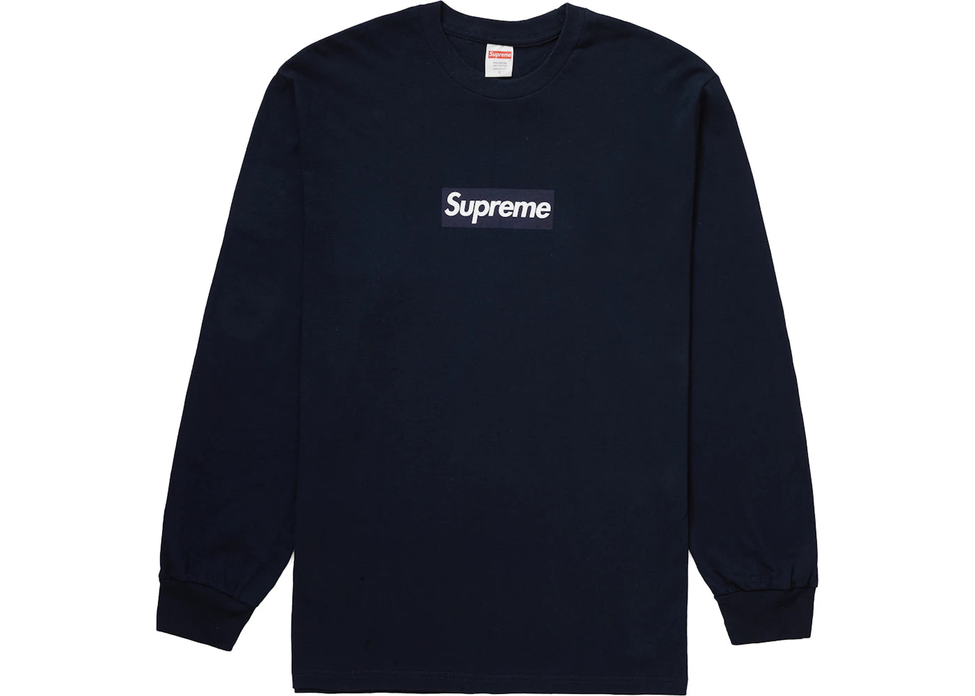 Supreme Box Logo L/S Tee Navy