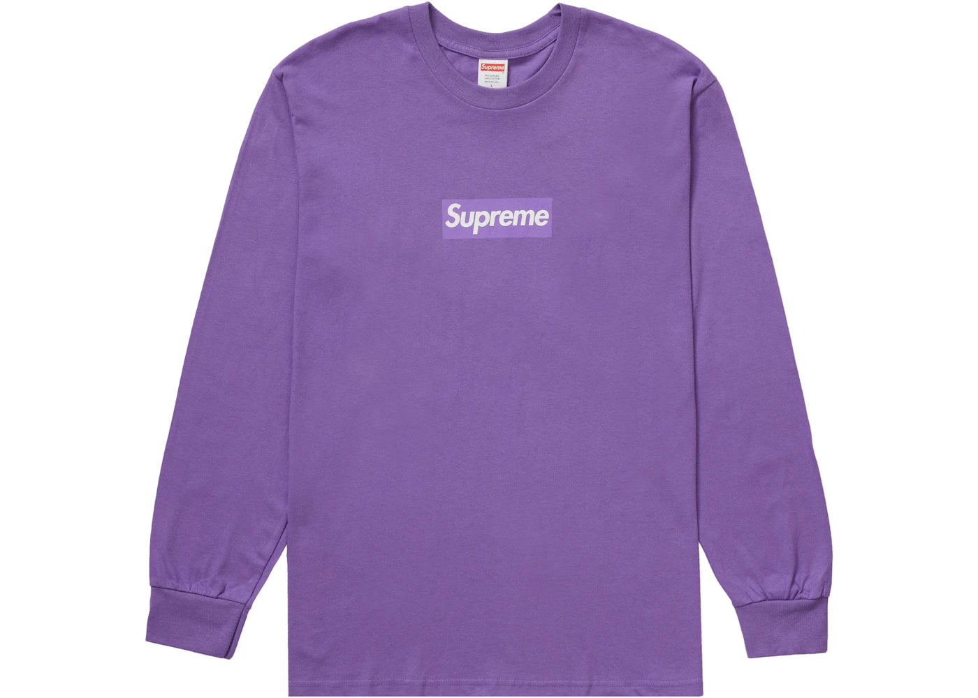 Supreme Box Logo L/S Tee Purple