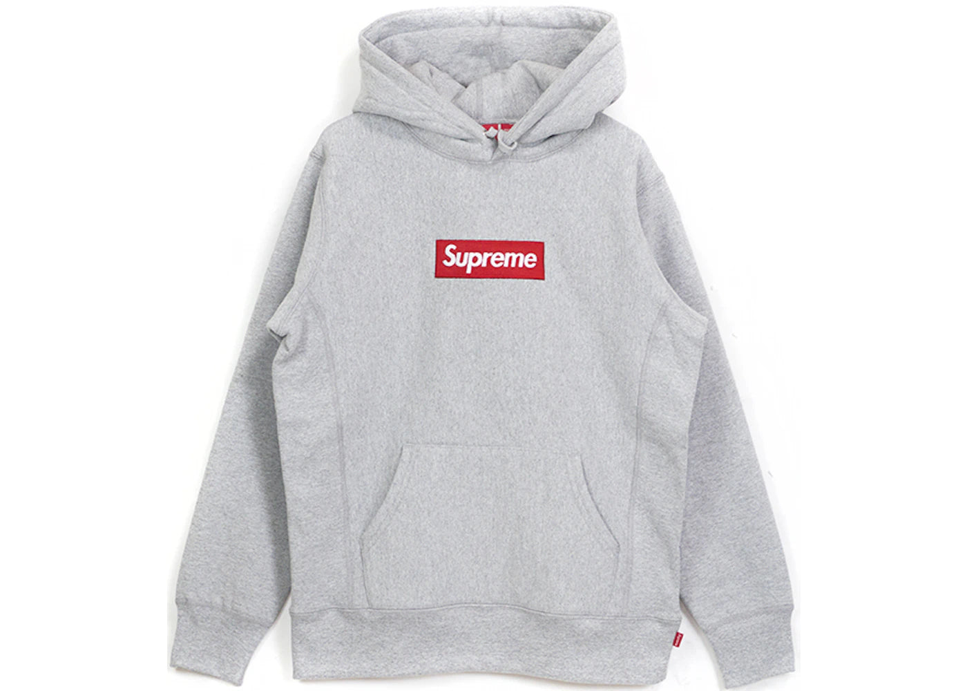 Supreme Box Logo Pullover Hoodie Heather Grey