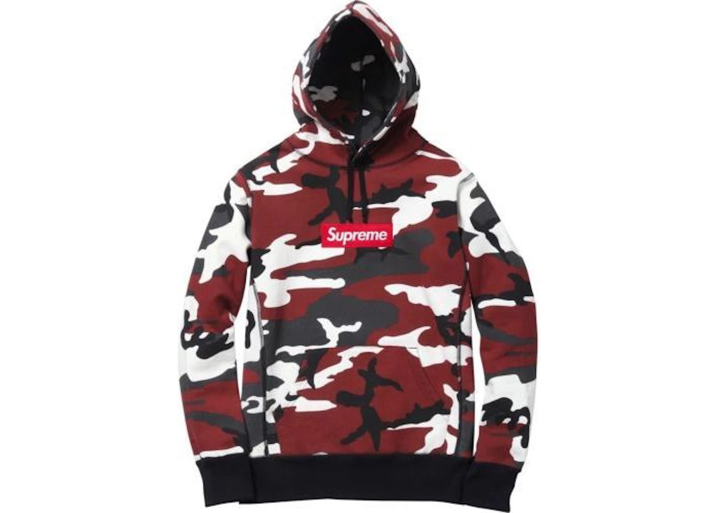 Supreme Box Logo Pullover Red Camo