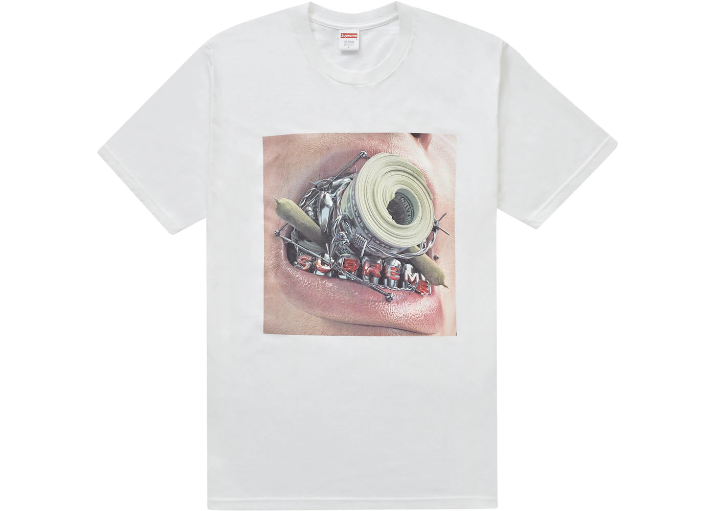 Supreme Braces Tee White