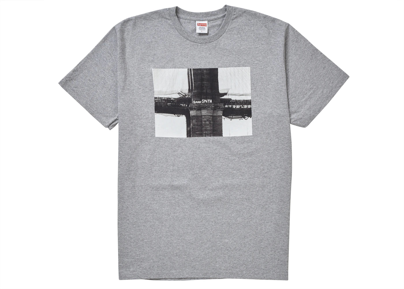 Supreme Bridge Tee Heather Grey