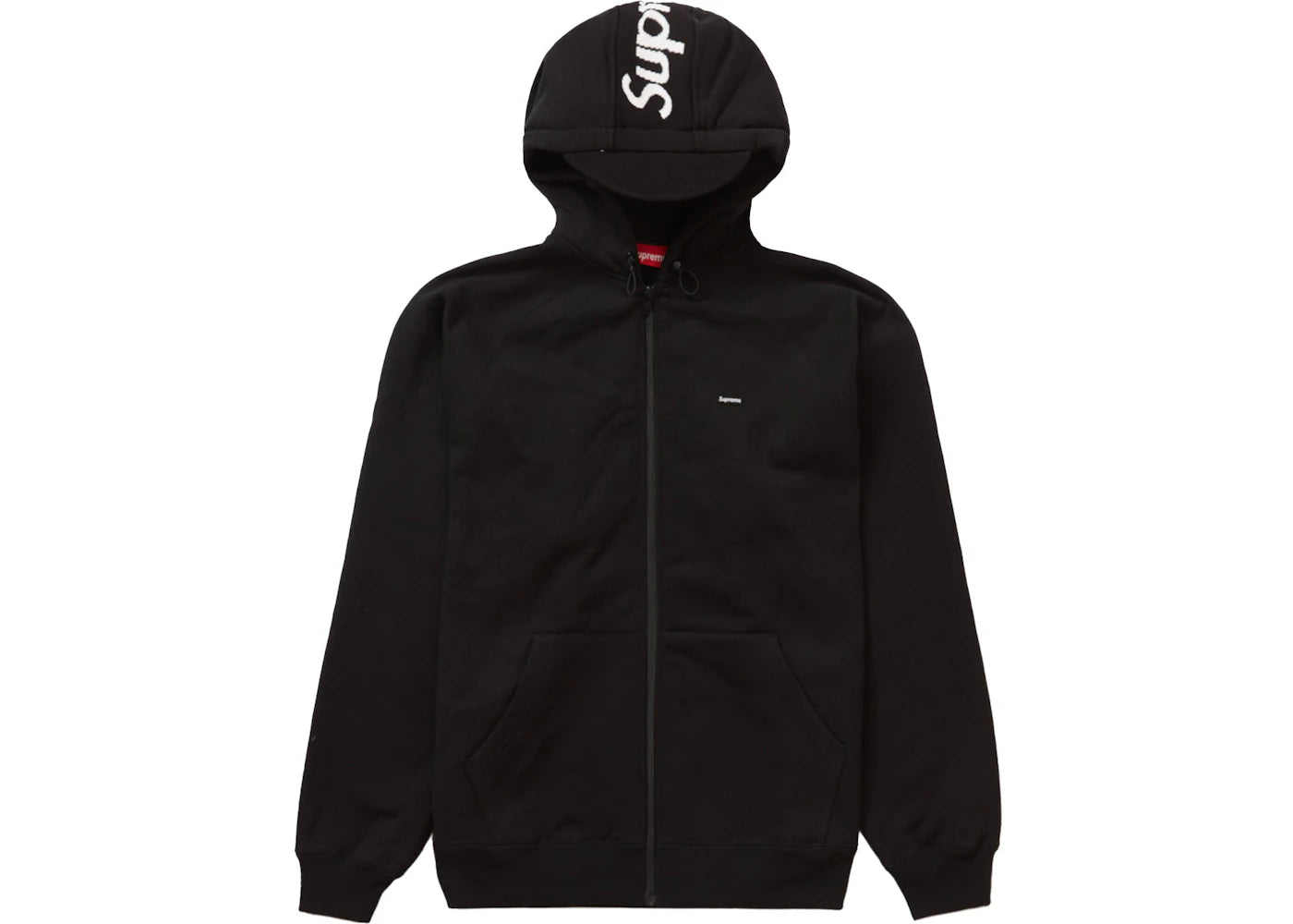 Supreme Brim Zip Up Hooded Sweatshirt Black