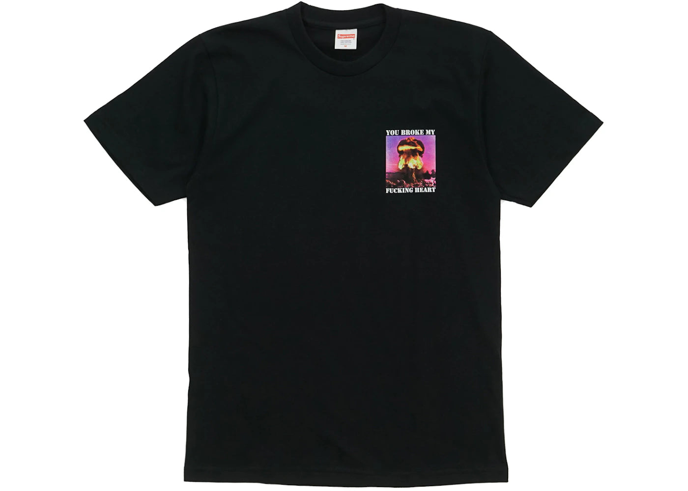 Supreme Broke My Heart Tee Black