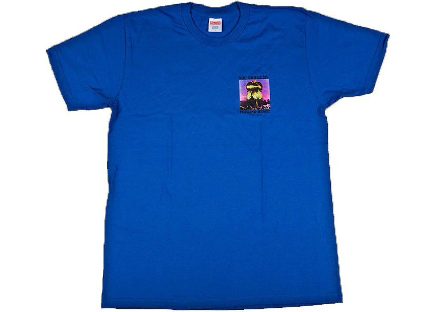 Supreme Broke My Heart Tee Royal