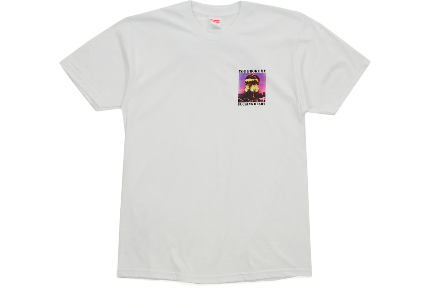 Supreme Broke My Heart Tee White