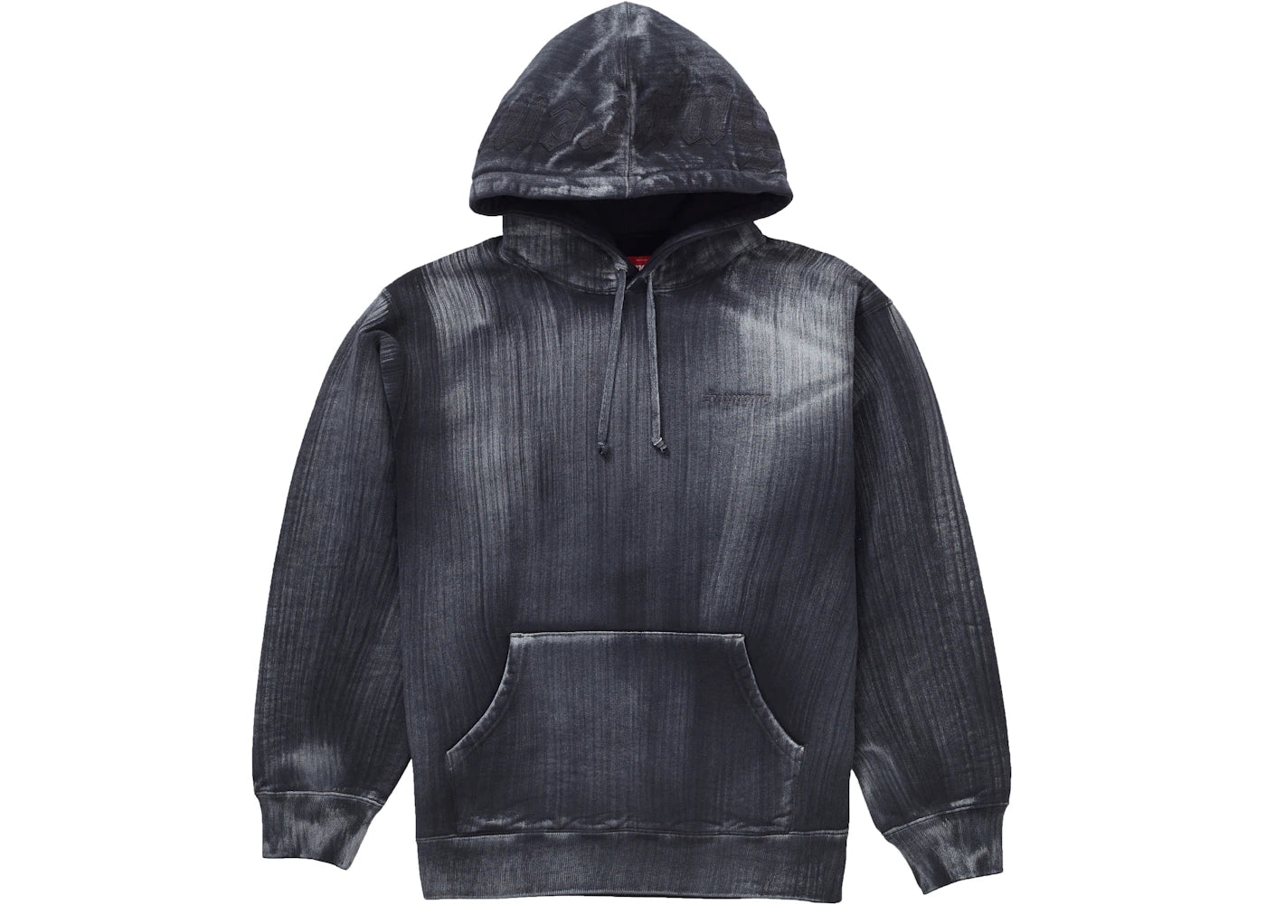 Supreme Brush Stroke Hooded Sweatshirt Black