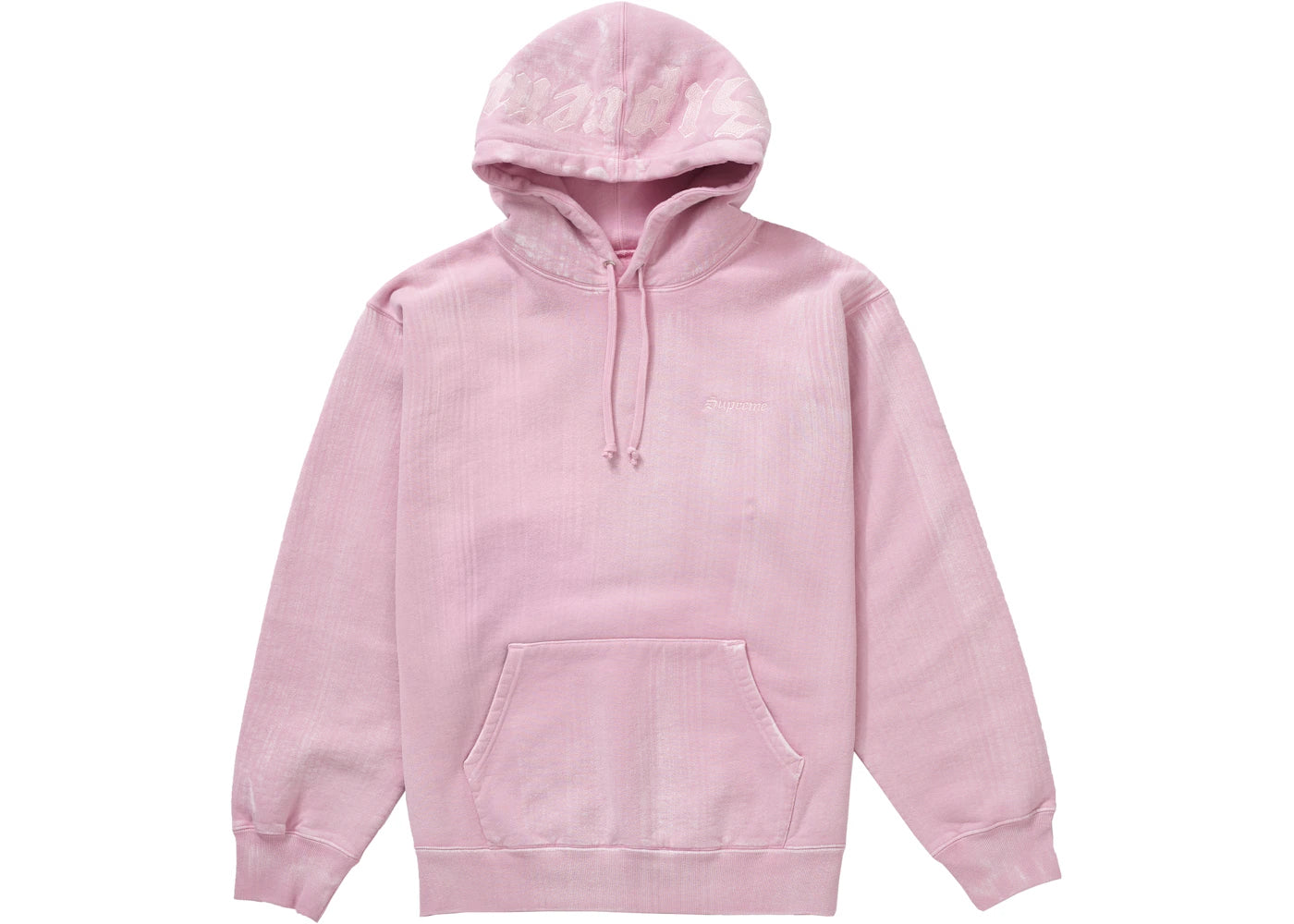 Supreme Brush Stroke Hooded Sweatshirt Pink