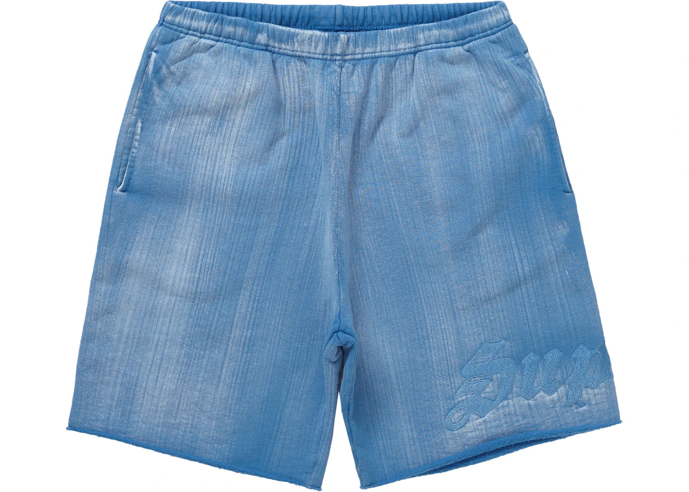 Supreme Brush Stroke Sweatshort Pale Royal