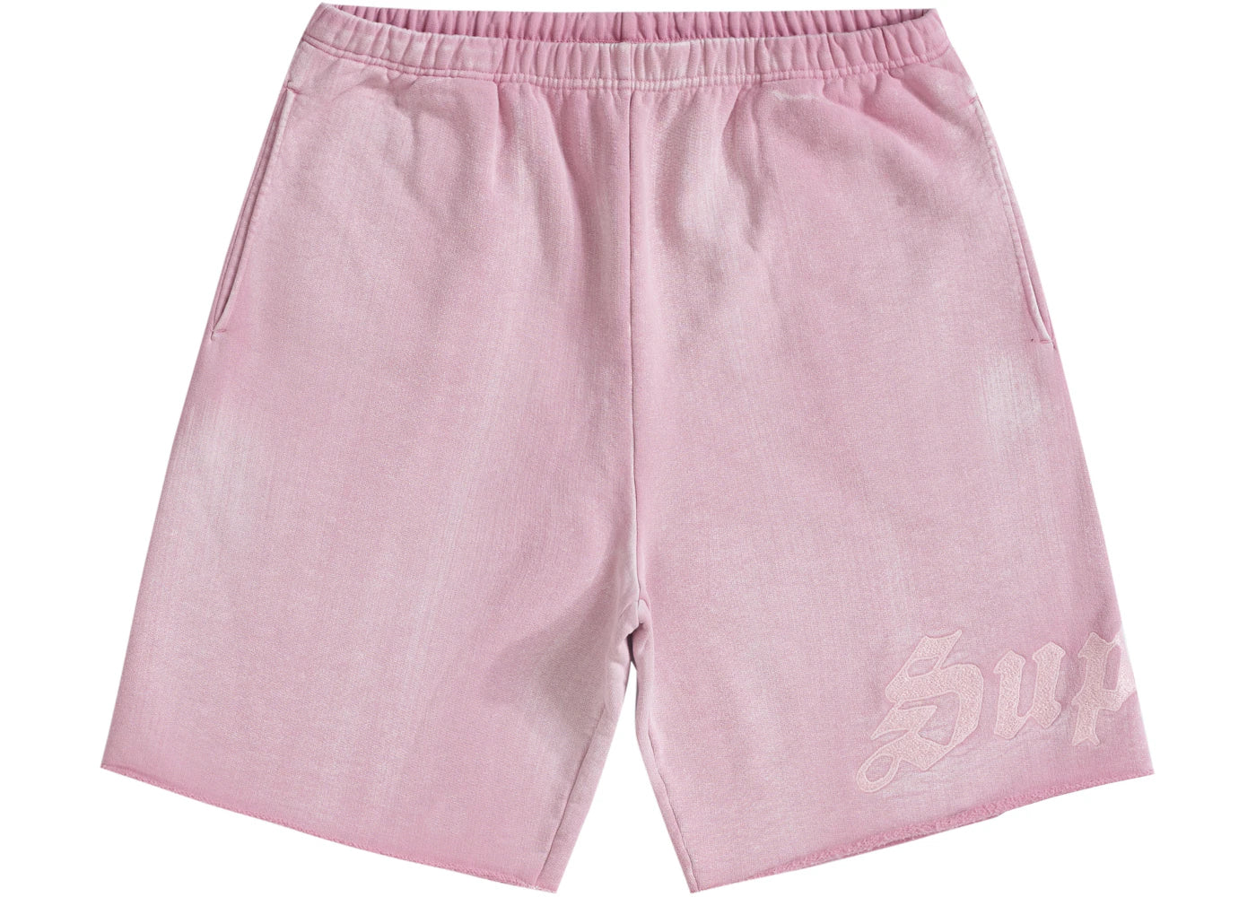 Supreme Brush Stroke Sweatshort Pink