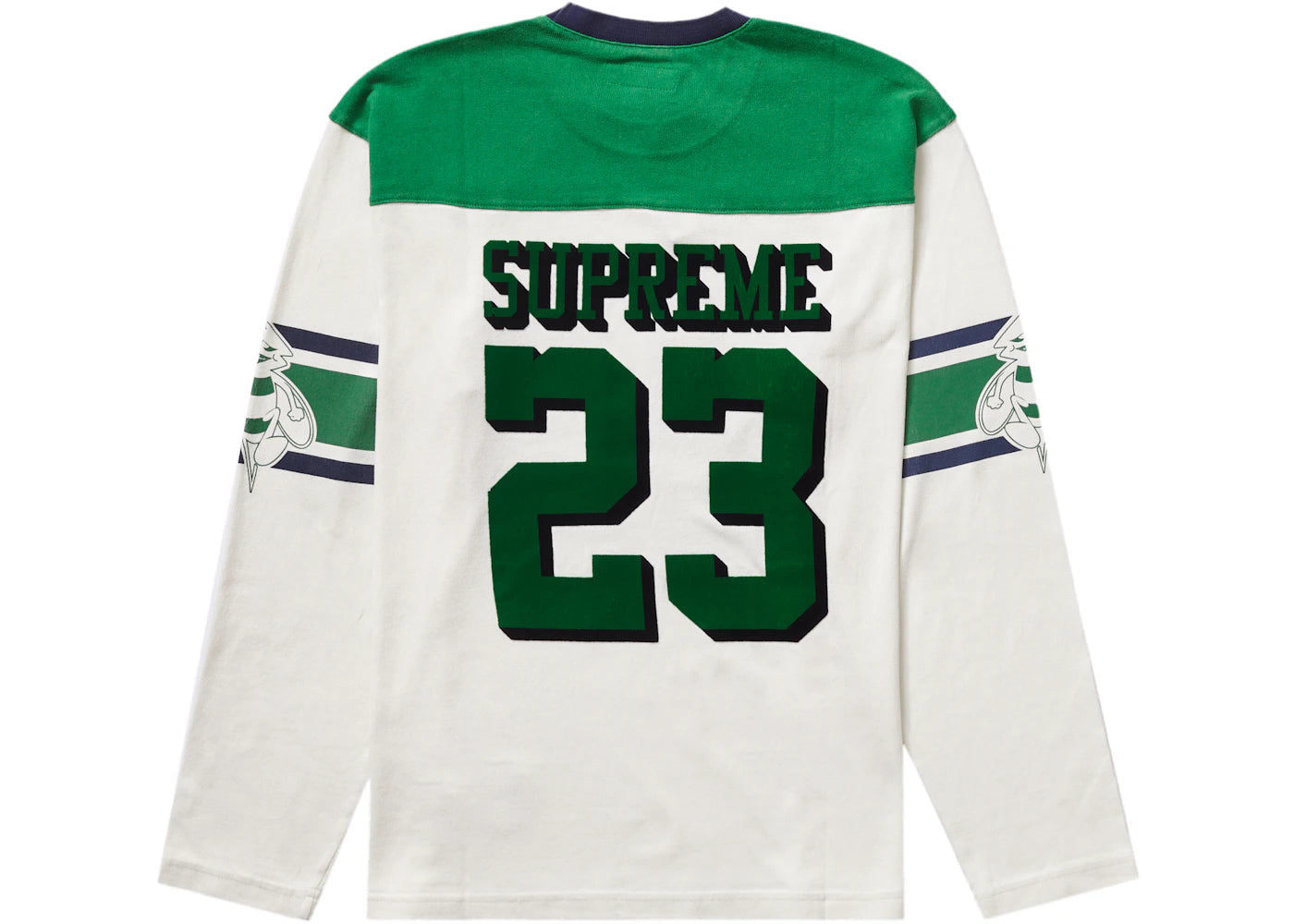 Supreme Bumblebee L/S Football Top White