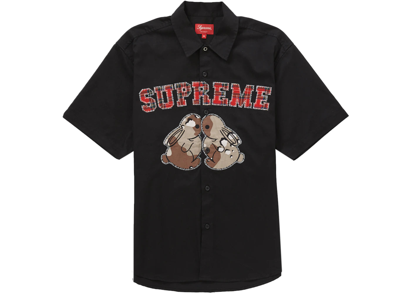 Supreme Bunnies S/S Work Shirt Black