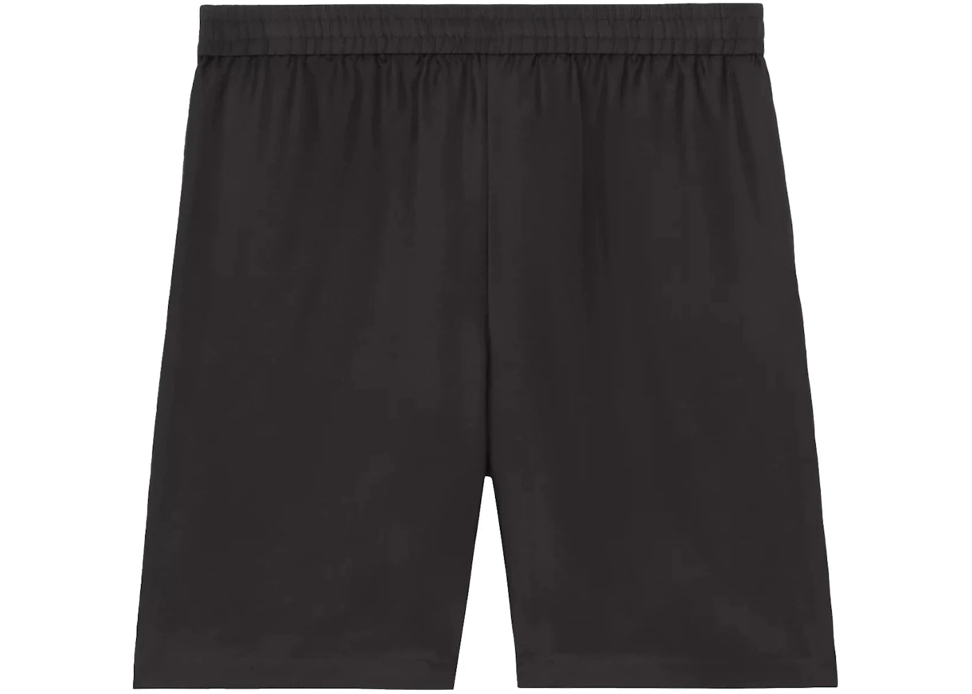 Supreme Burberry Logo Print Silk Twill Shorts Black