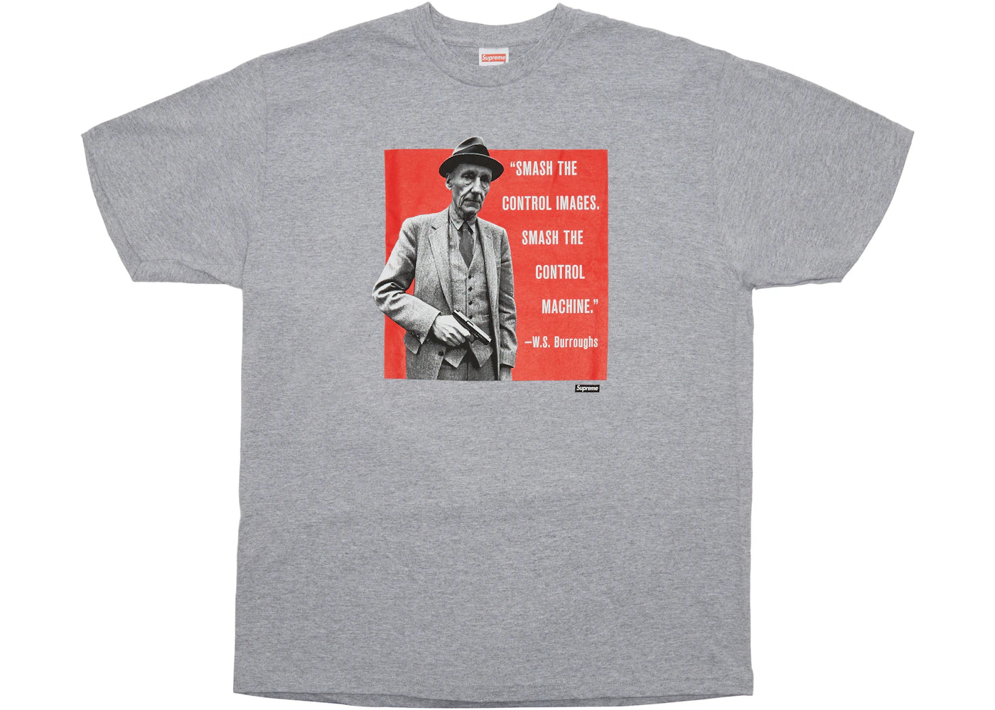 Supreme Burroughs Tee Heather Grey