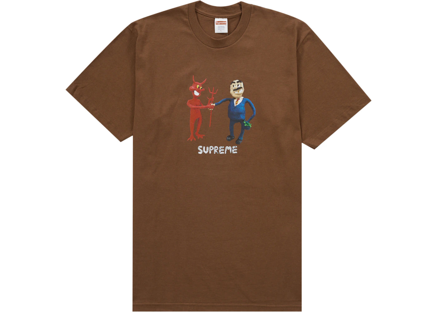 Supreme Business Tee Brown