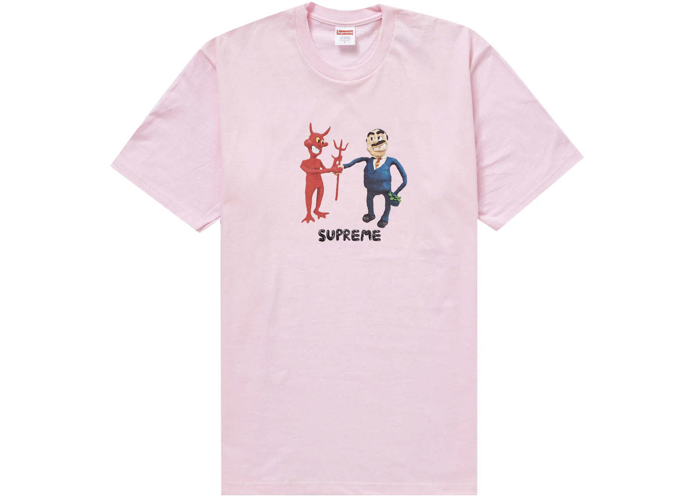 Supreme Business Tee Light Pink