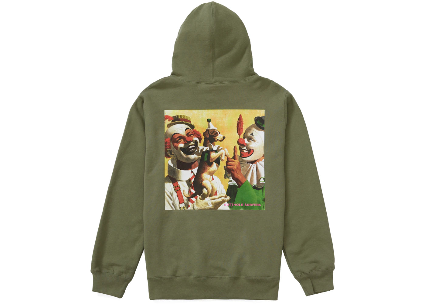 Supreme Butthole Surfers Hooded Sweatshirt Light Olive