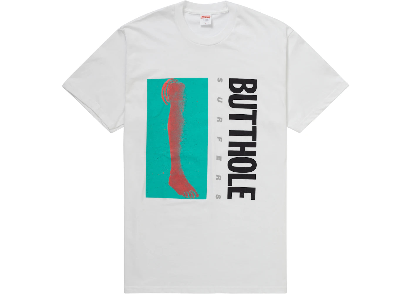 Supreme Butthole Surfers Leg Tee White