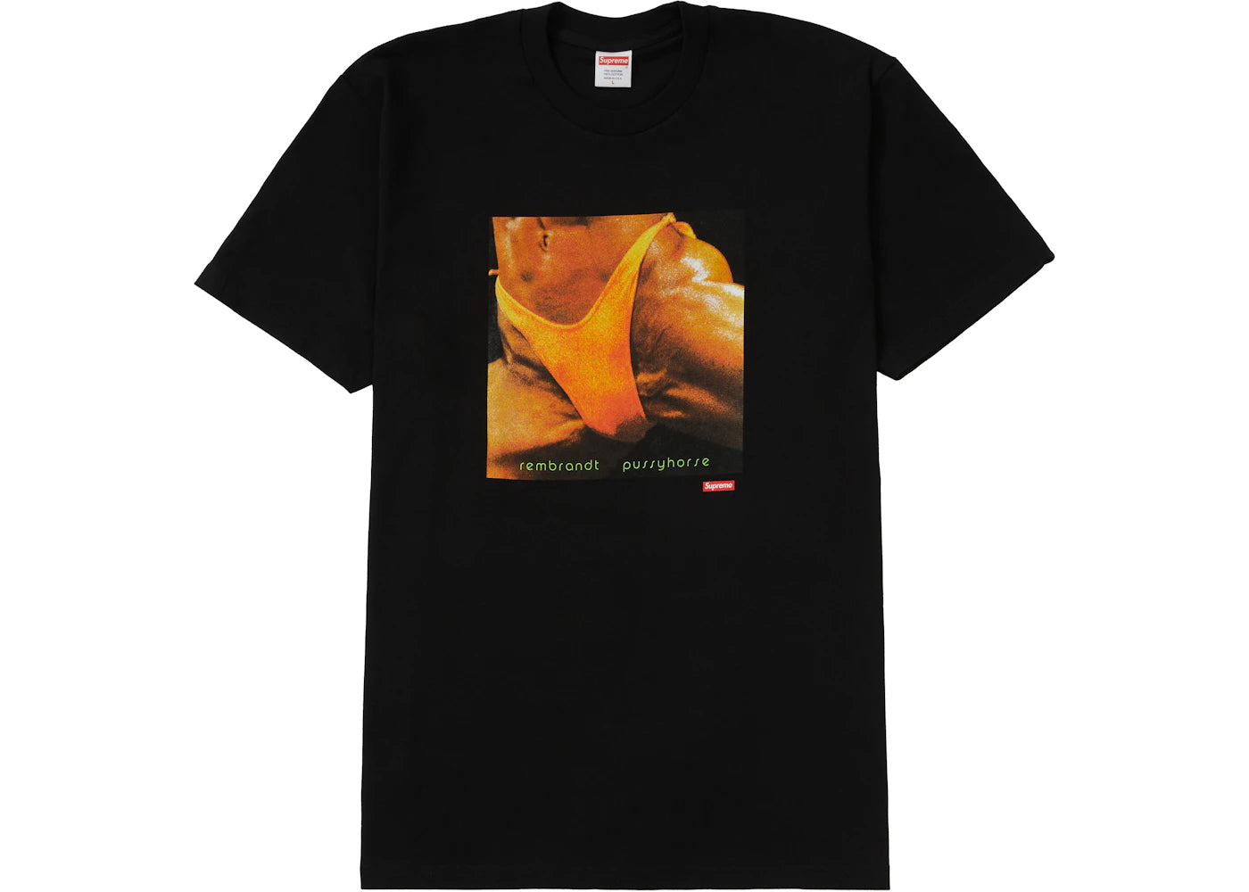 Supreme Butthole Surfers Rembrandt Pussyhorse Tee Black