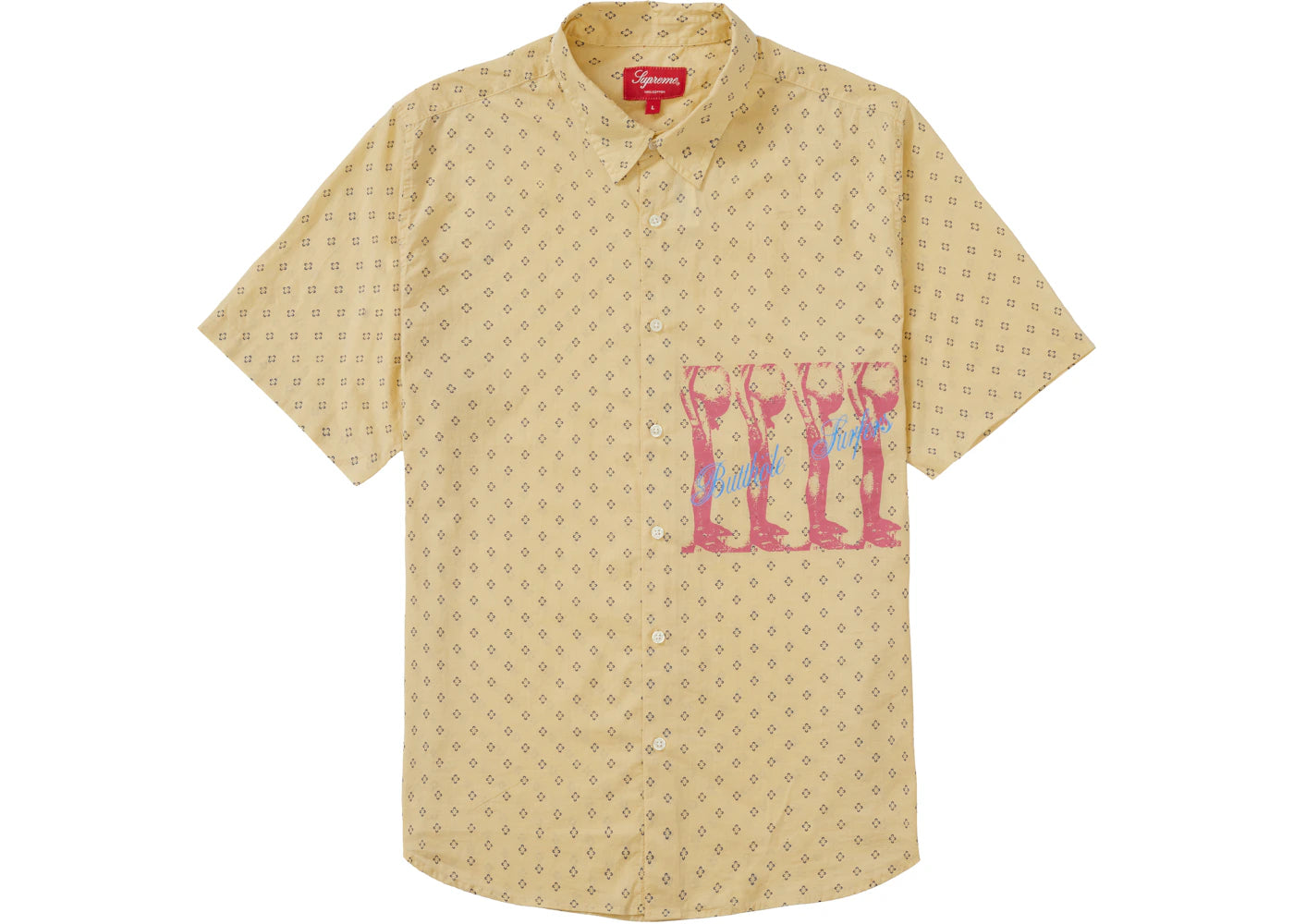 Supreme Butthole Surfers S/S Shirt Light Yellow