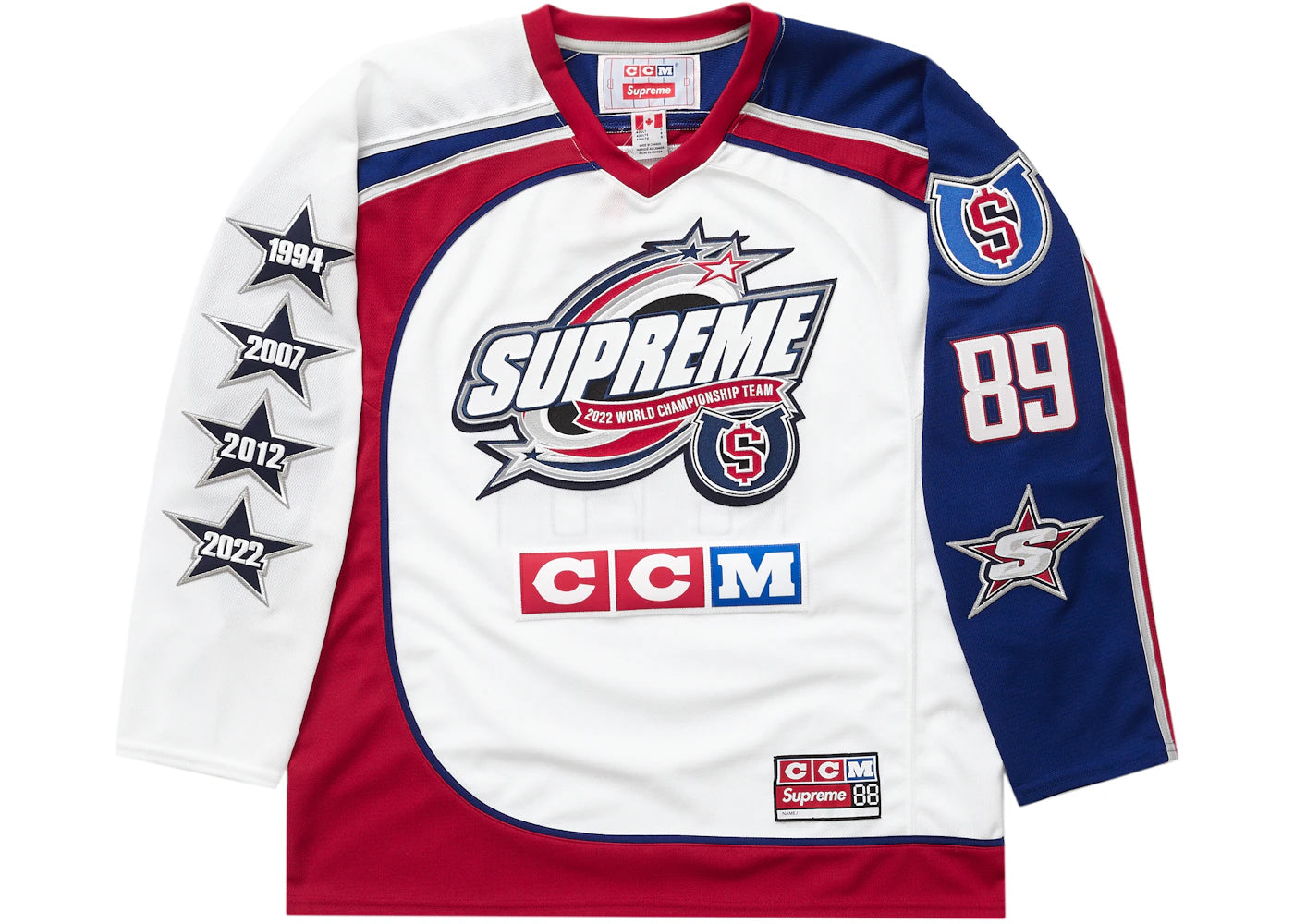 Supreme CCM All Stars Hockey Jersey White