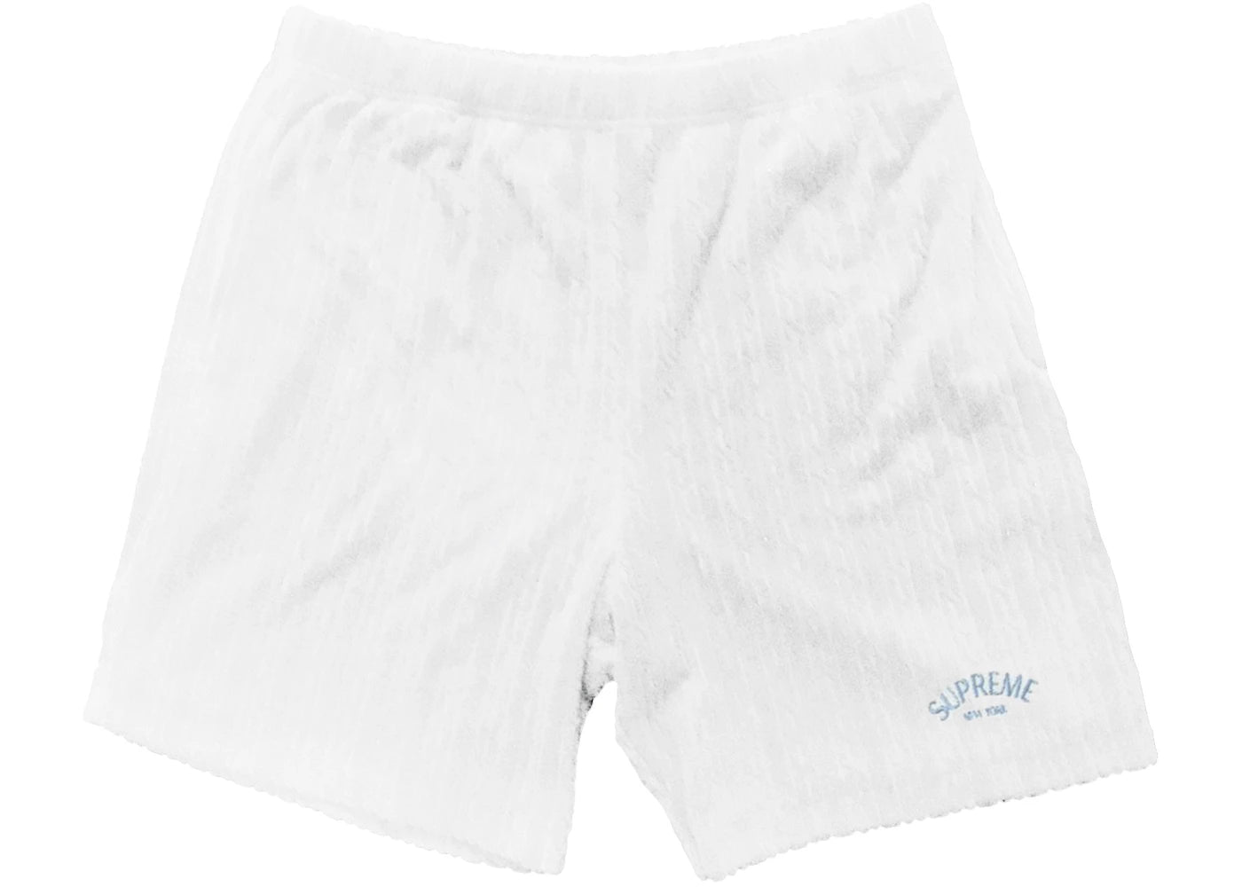 Supreme Cable Knit Terry Short White