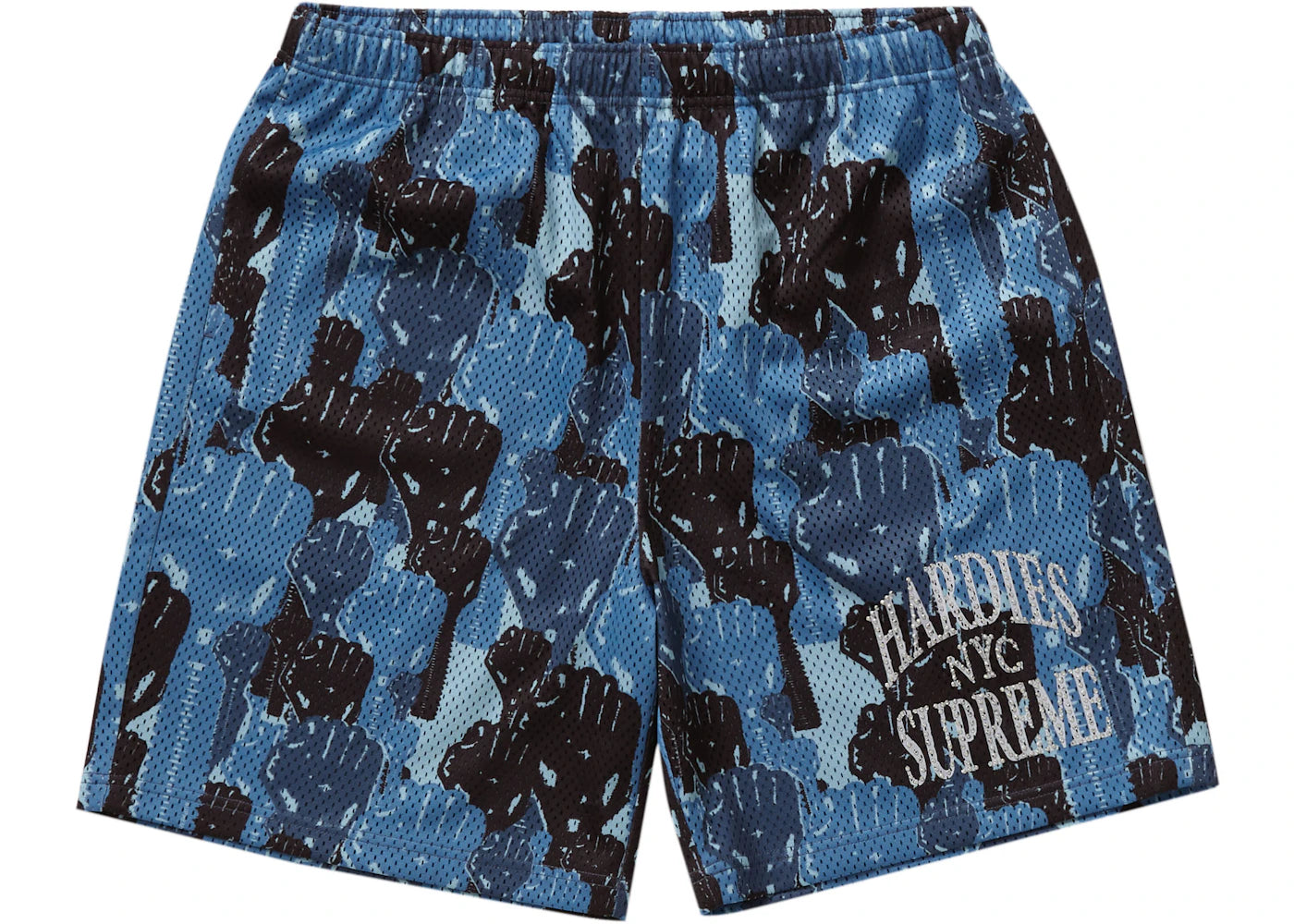 Supreme Camo Basketball Short Blue