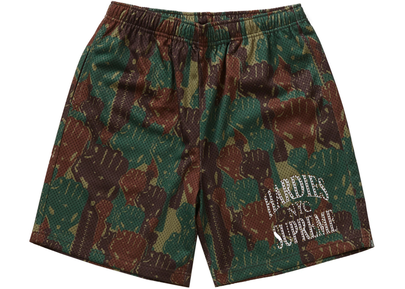 Supreme Camo Basketball Short Green