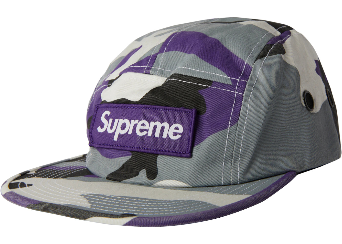 Supreme Camo Camp Cap Purple Camo