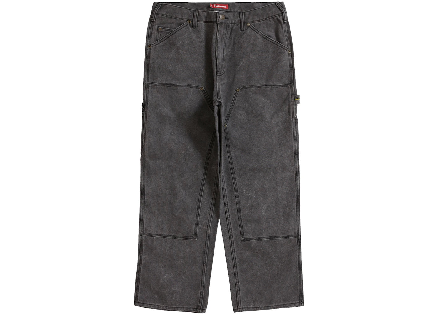 Supreme Canvas Double Knee Painter Pant Black