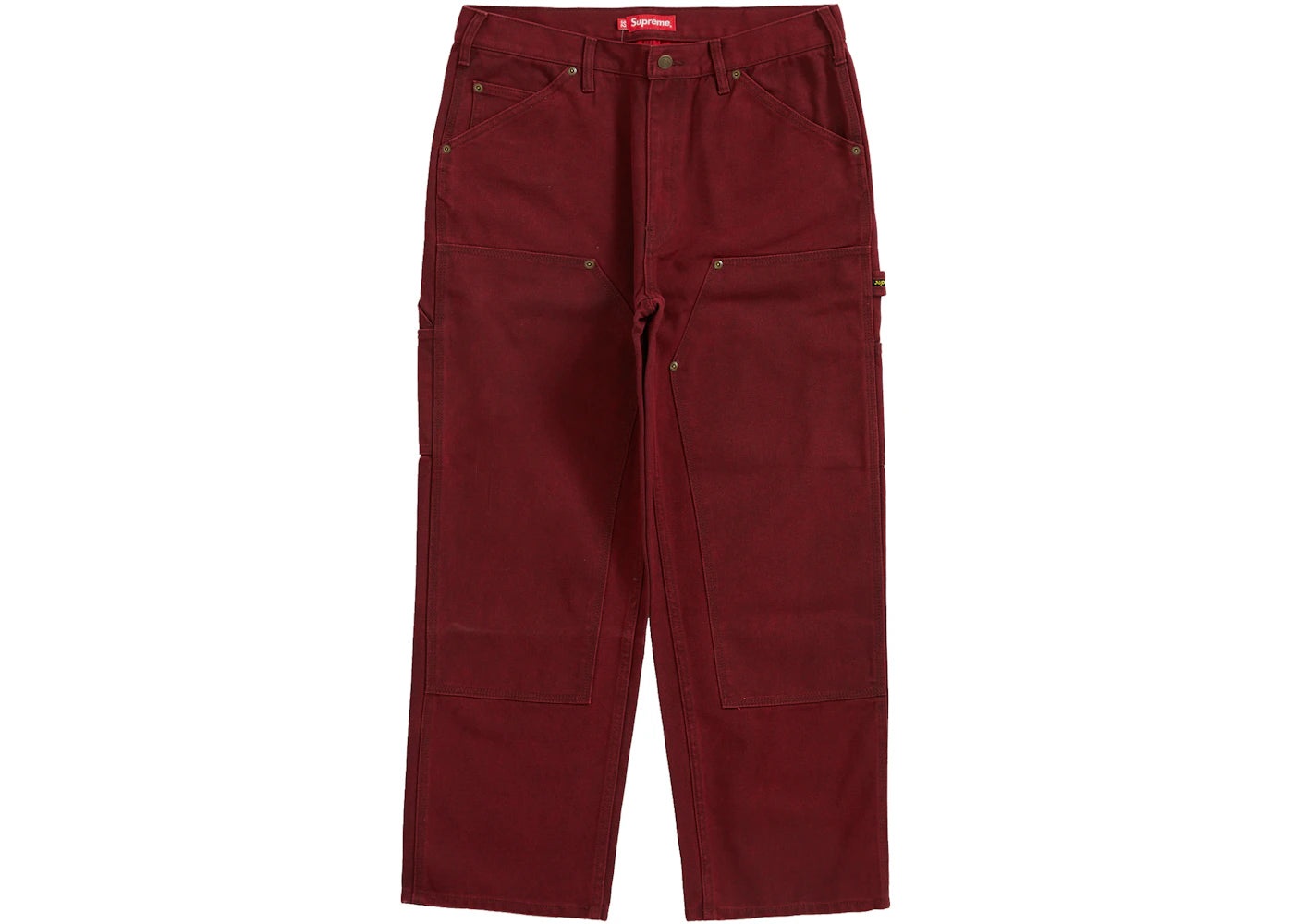 Supreme Canvas Double Knee Painter Pant Red